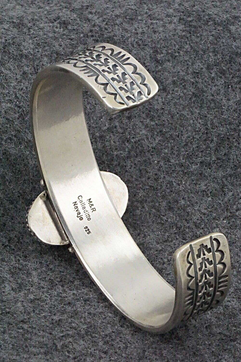 Turquoise & Sterling Silver Bracelet - Michael Calladitto