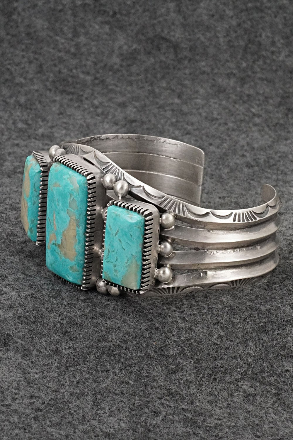 Turquoise & Sterling Silver Bracelet - Mark Yazzie