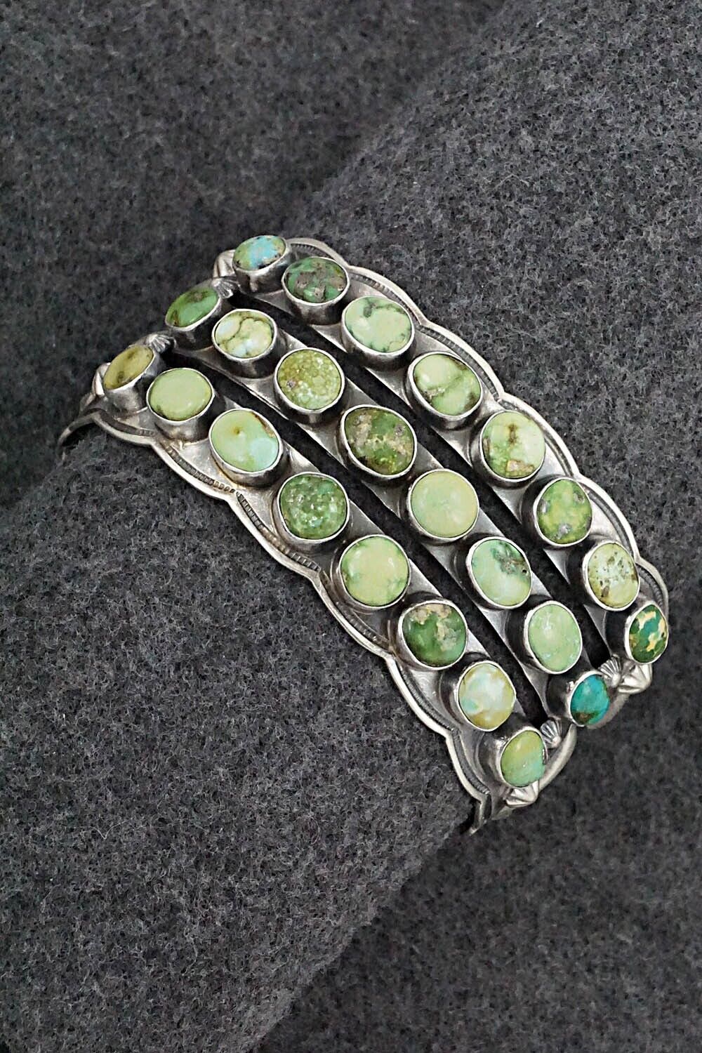Turquoise & Sterling Silver Bracelet - Derrick Gordon