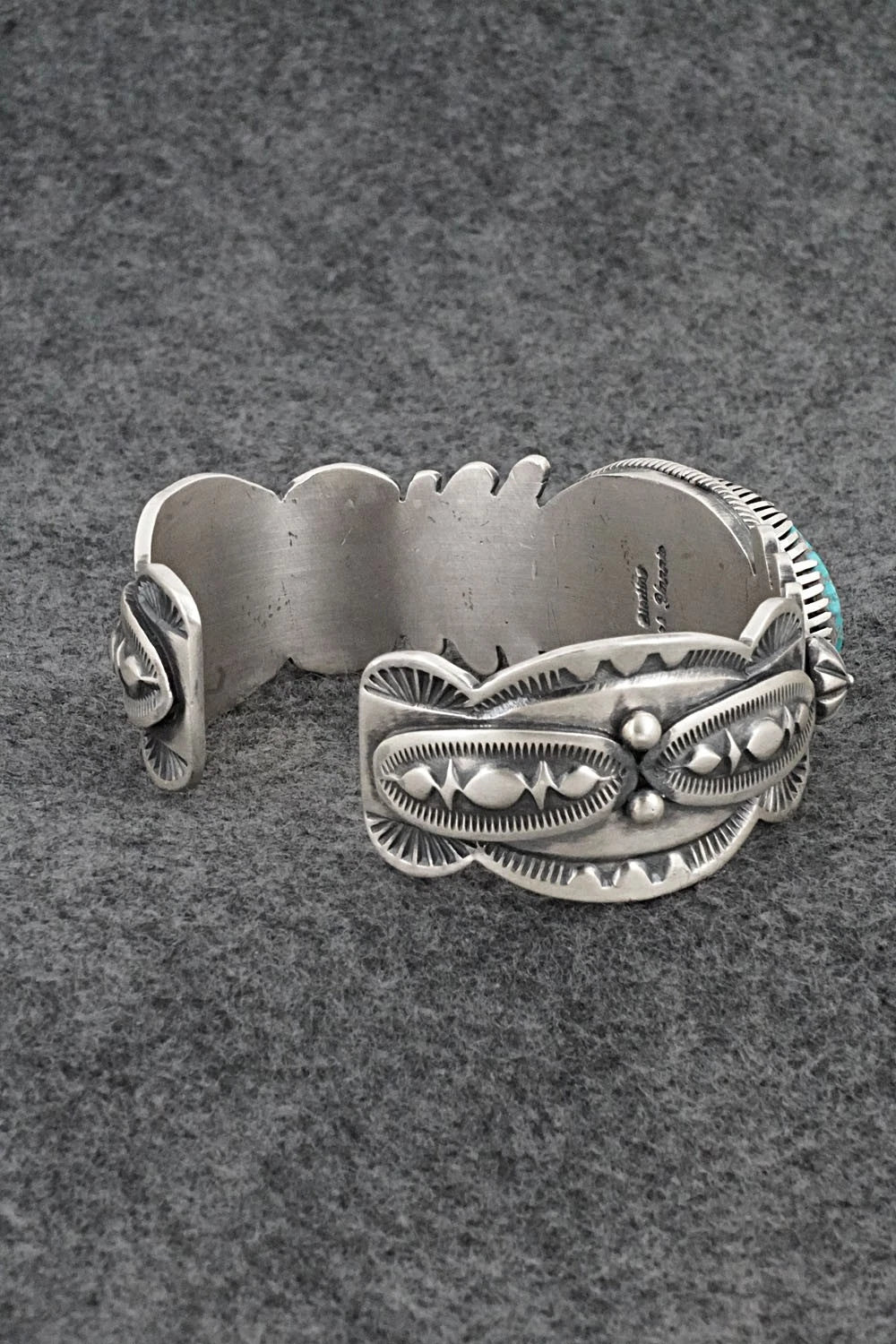 Turquoise & Sterling Silver Bracelet - Mark Yazzie