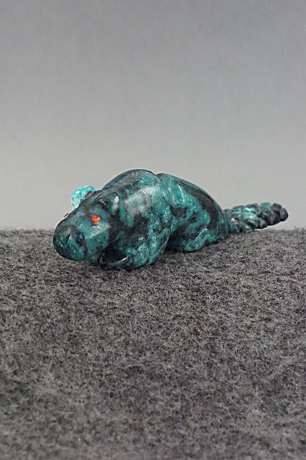 Beaver Zuni Fetish Carving - Reynold Lunasee