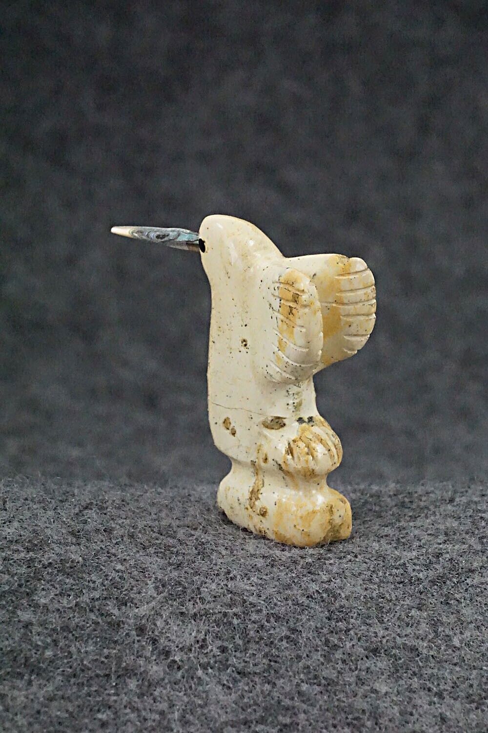 Hummingbird Zuni Fetish Carving - Justin Red Elk