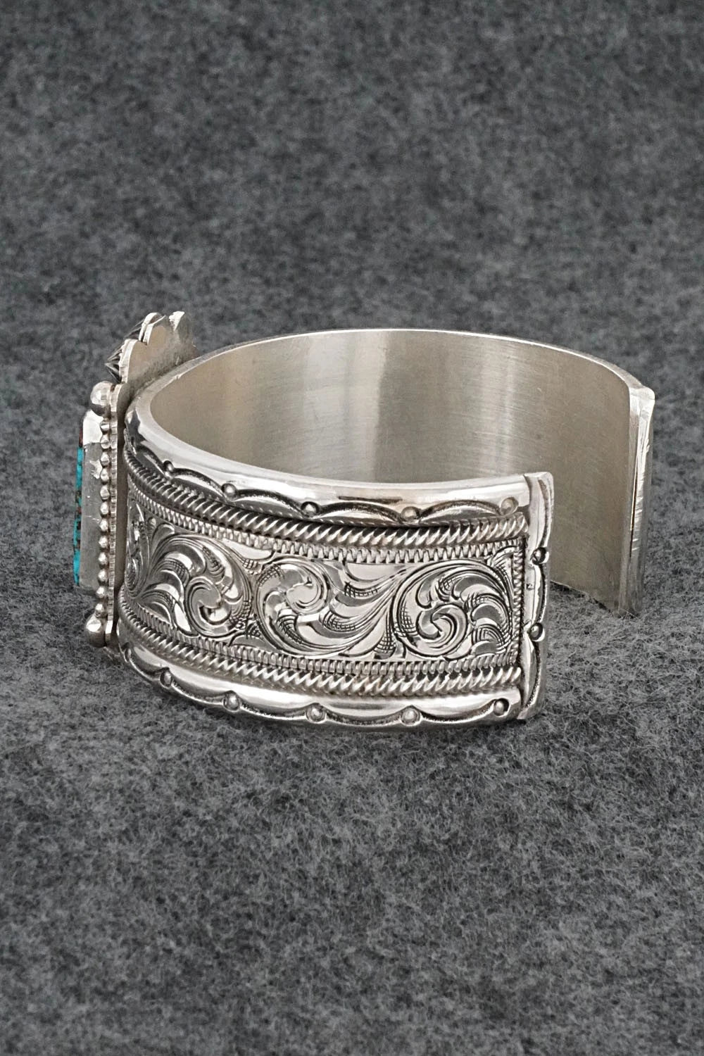 Turquoise & Sterling Silver Bracelet - Michael Calladitto
