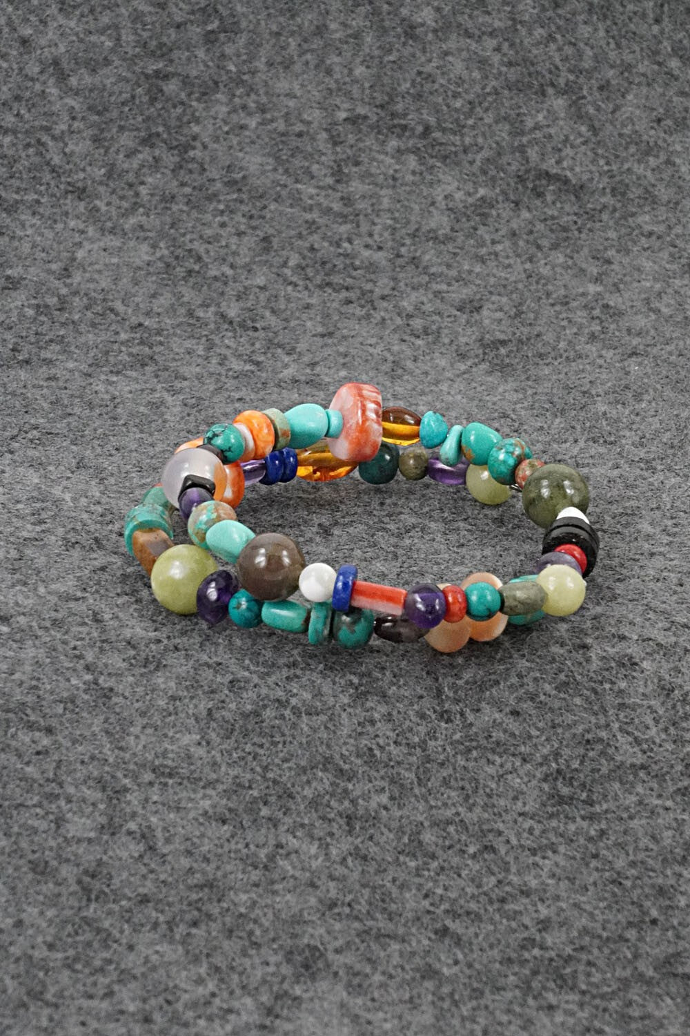 Multi-Stone Beaded Bracelet - Helen Tsosie