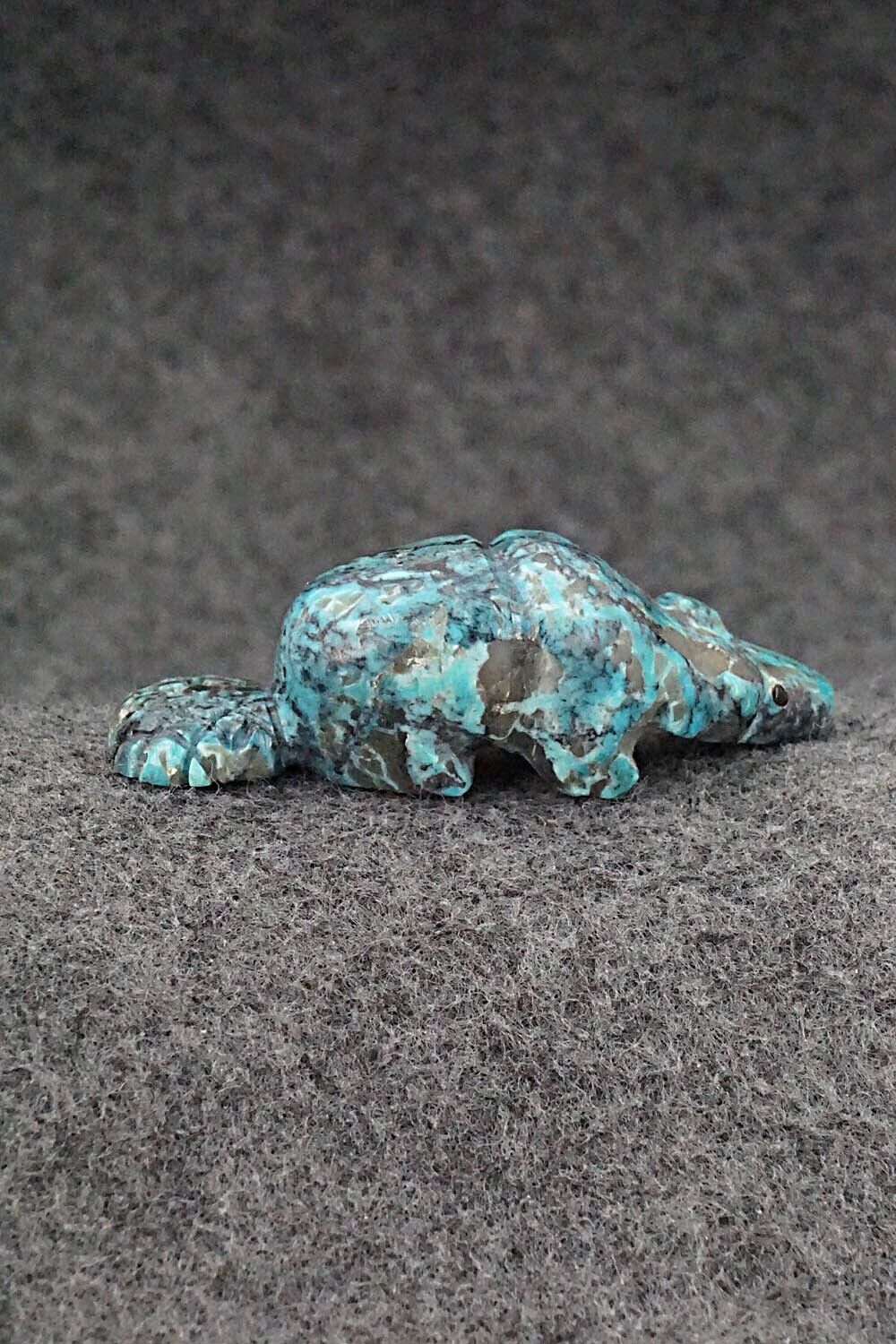 Beaver Zuni Fetish Carving - Reynold Lunasee