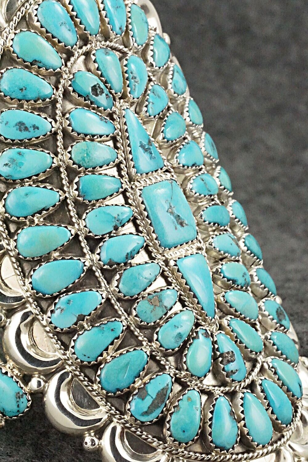 Turquoise & Sterling Silver Bracelet - Justin Wilson