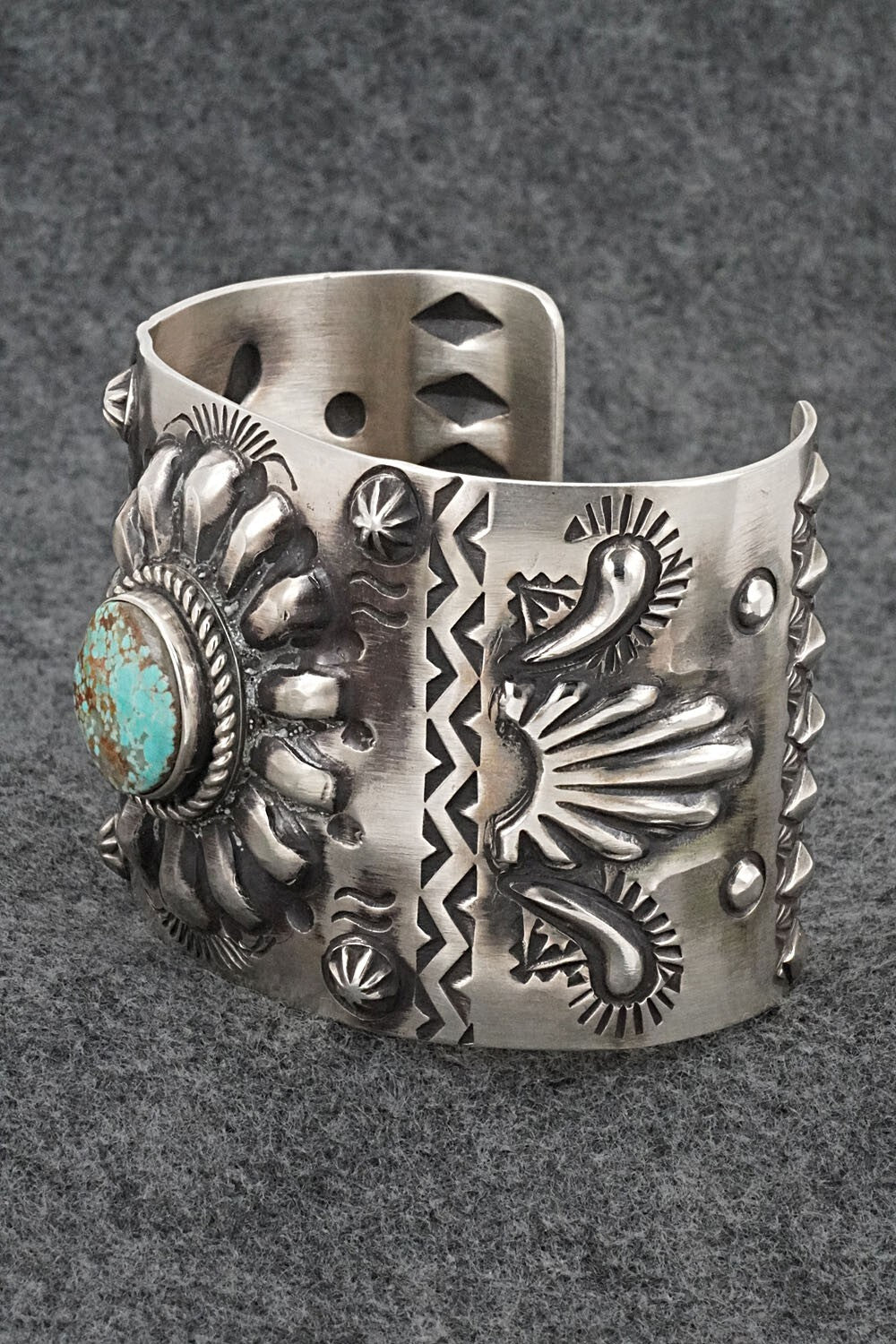 Turquoise & Sterling Silver Bracelet - Elvira Bill