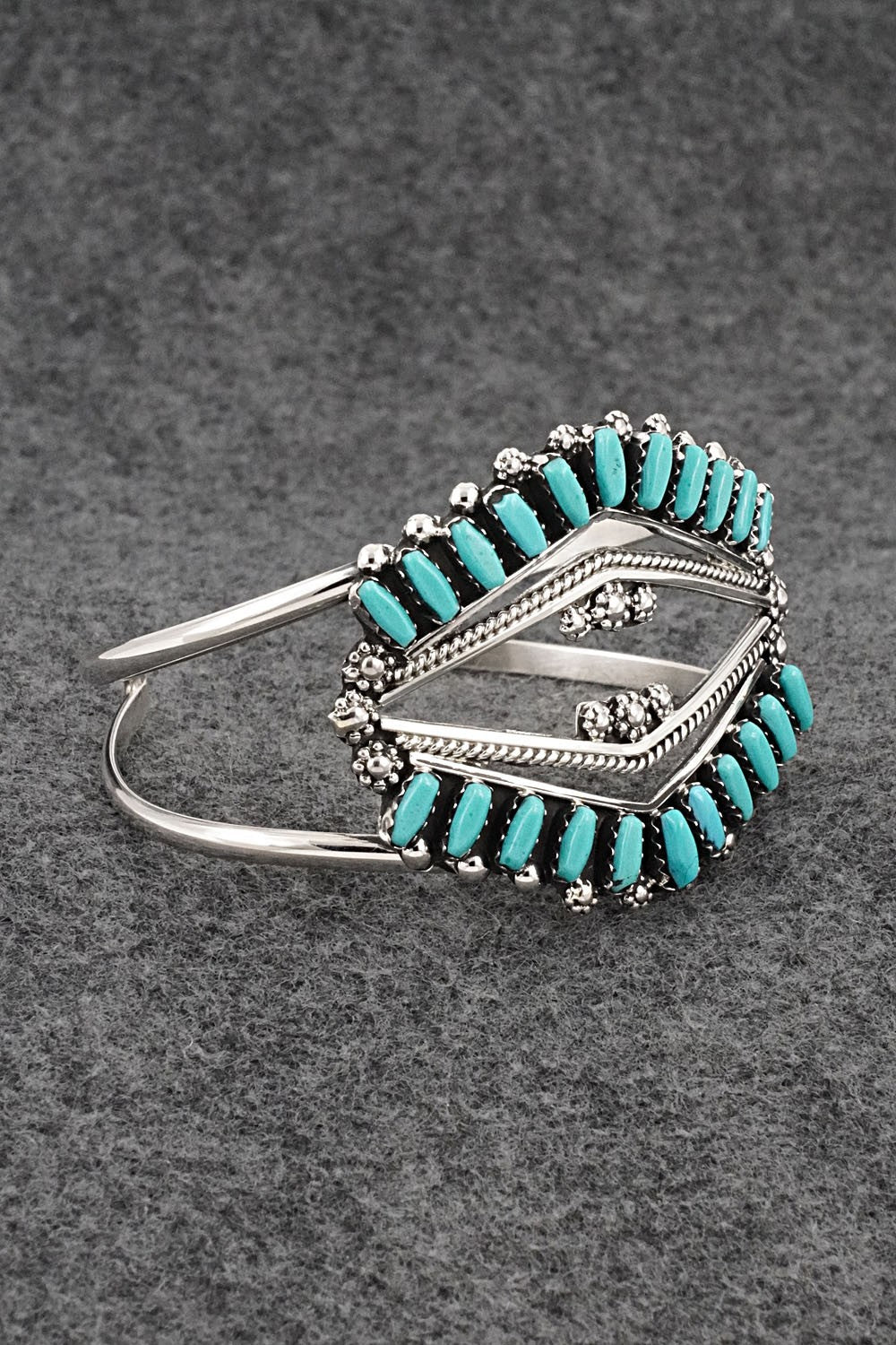 Turquoise & Sterling Silver Bracelet - Veronica Martza