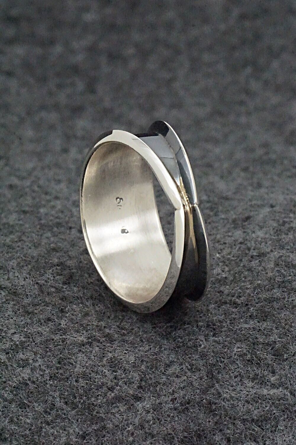 Turquoise & Sterling Silver Ring - Paul Largo - Size 12.5
