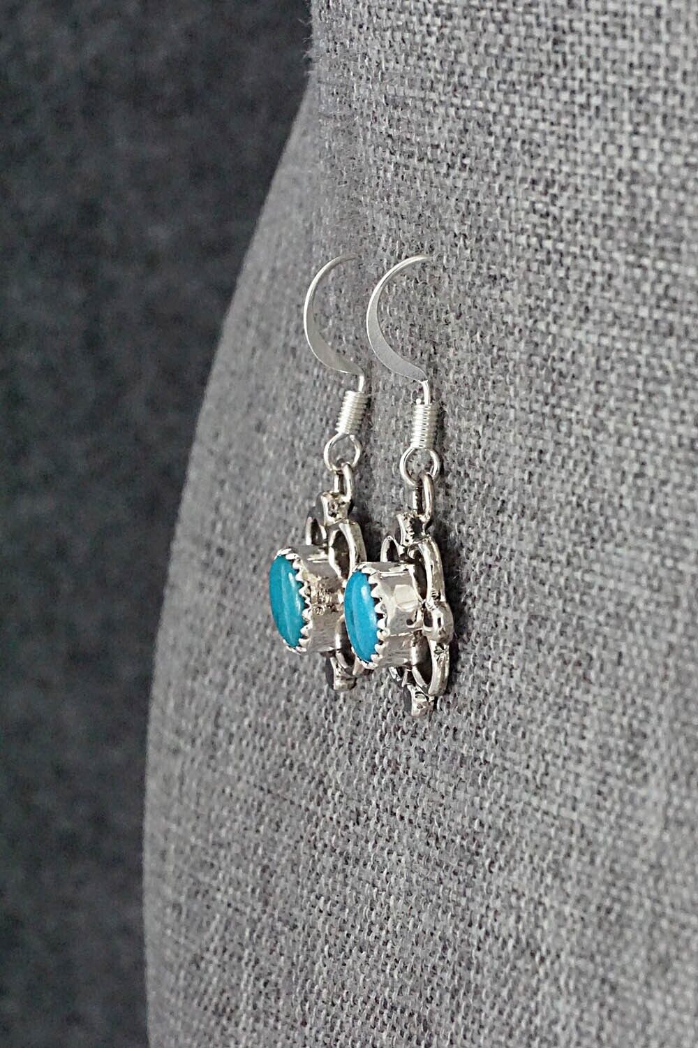 Turquoise & Sterling Silver Earrings - Sandra Parkett