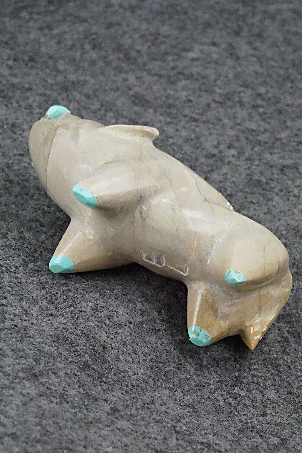 Warthog Zuni Fetish Carving - Enrike Leekya