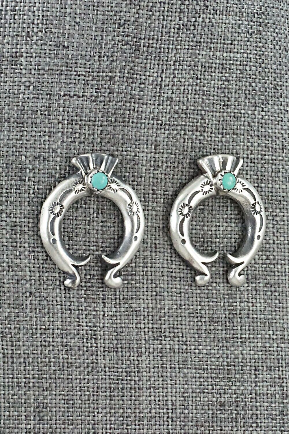 Turquoise & Sterling Silver Earrings - Paige Gordon