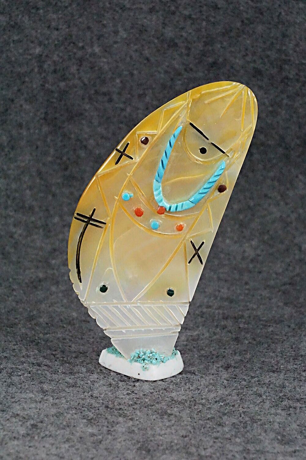 Corn Maiden Zuni Fetish Carving - Vickie Quandelacy