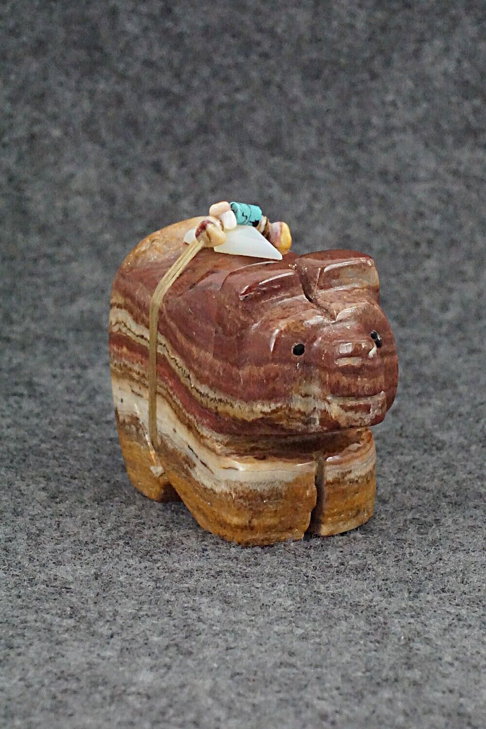 Bear Zuni Fetish Carving - Danny Lonjose