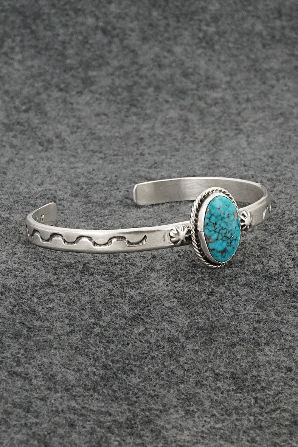 Turquoise & Sterling Silver Bracelet - Samuel Yellowhair