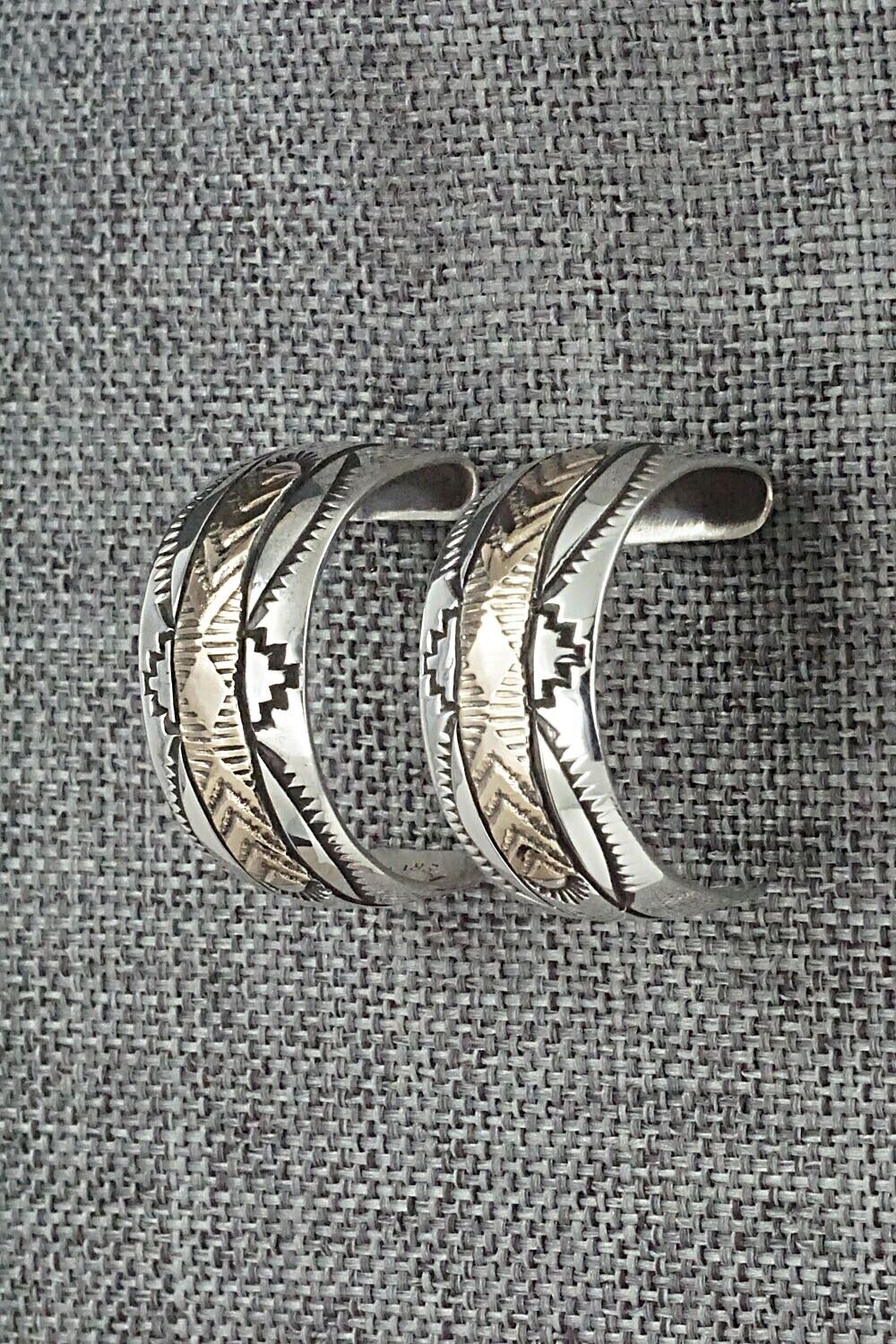Sterling Silver & Gold Fill Hoop Earrings - Bruce Morgan
