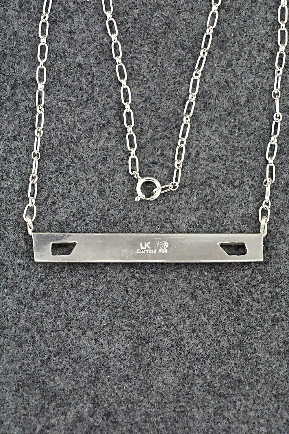 Turquoise & Sterling Silver Necklace - Laurie Kallestewa