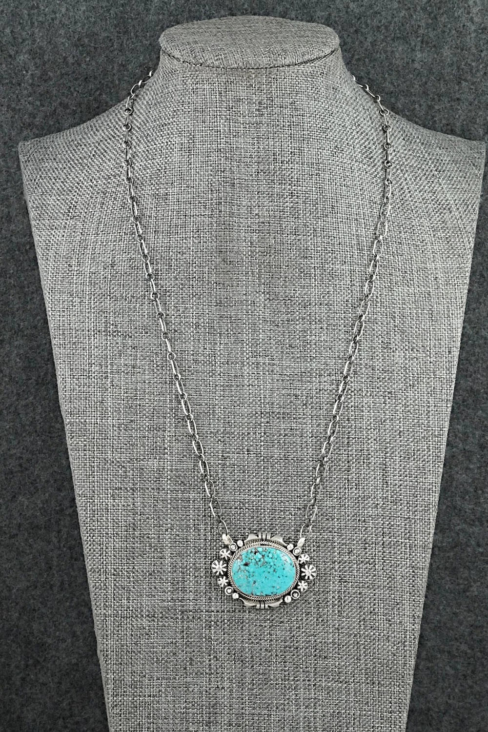 Turquoise & Sterling Silver Necklace - Daniel Benally