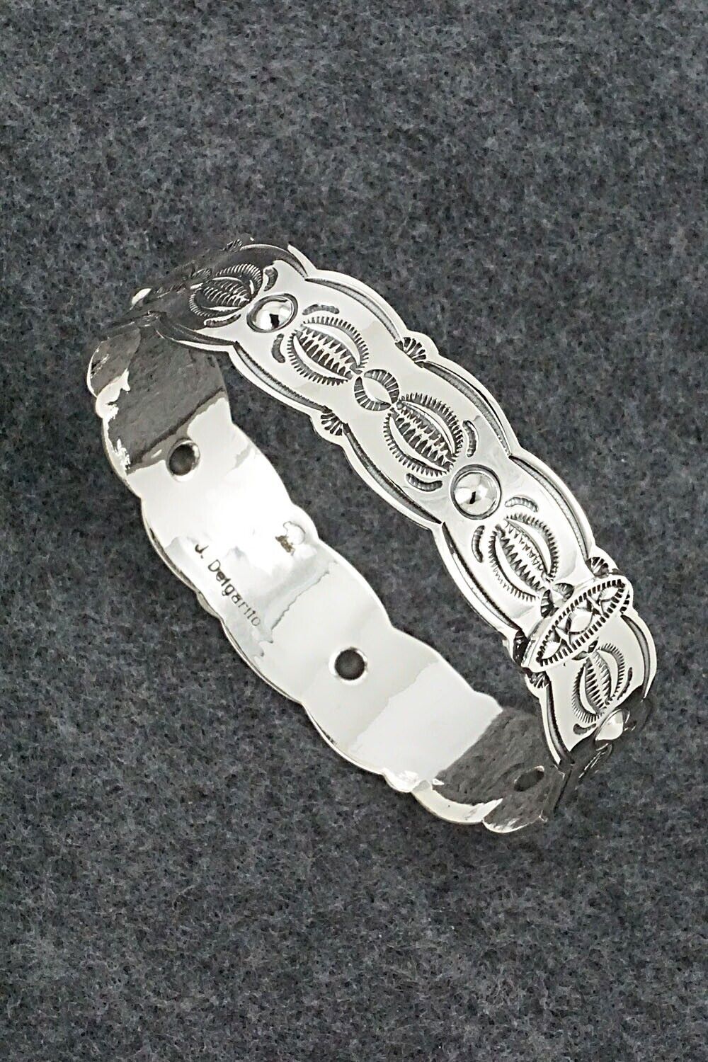 Sterling Silver Bangle Bracelet - Jeremy Delgarito