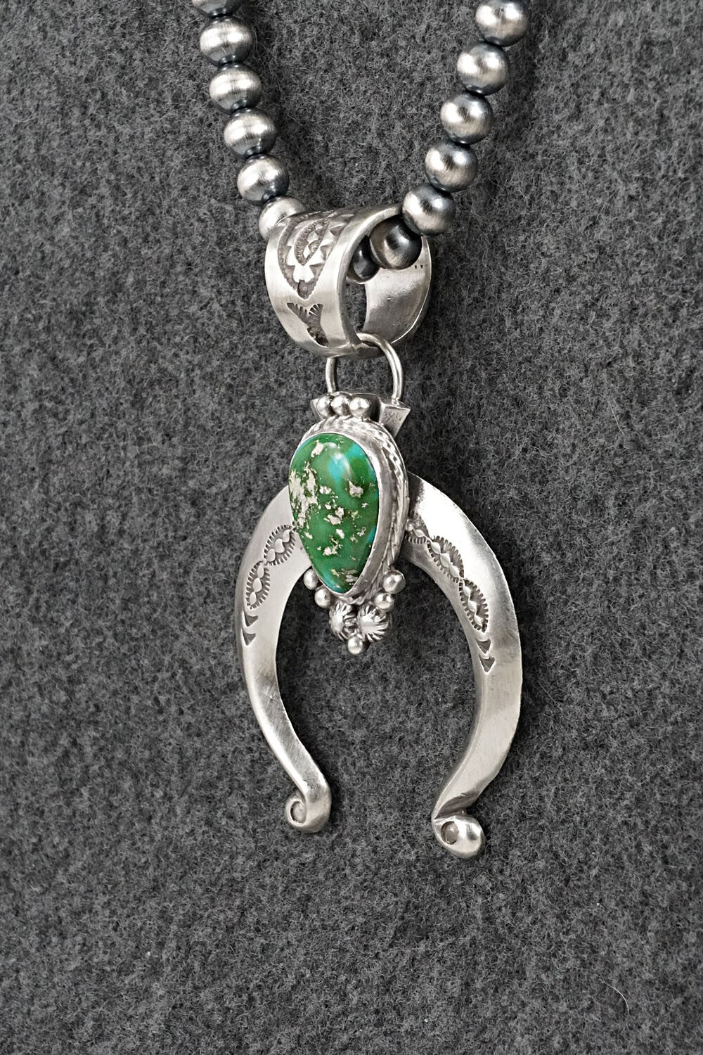 Turquoise & Sterling Silver Necklace - Samuel Yellowhair