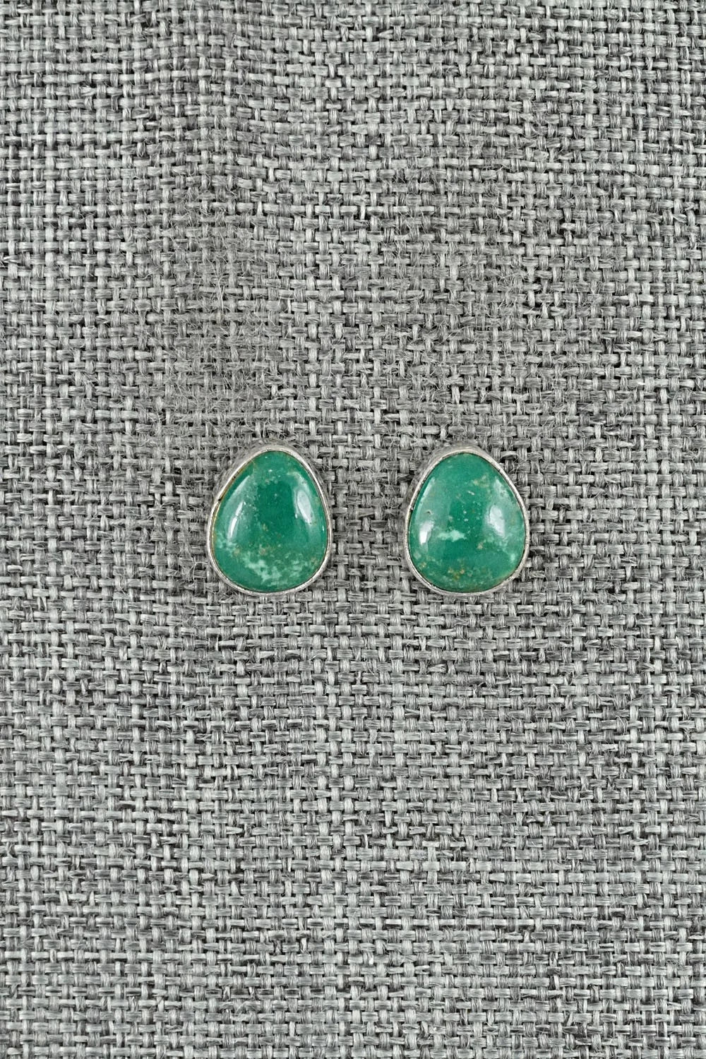 Turquoise & Sterling Silver Earrings - Rosemary Saunders