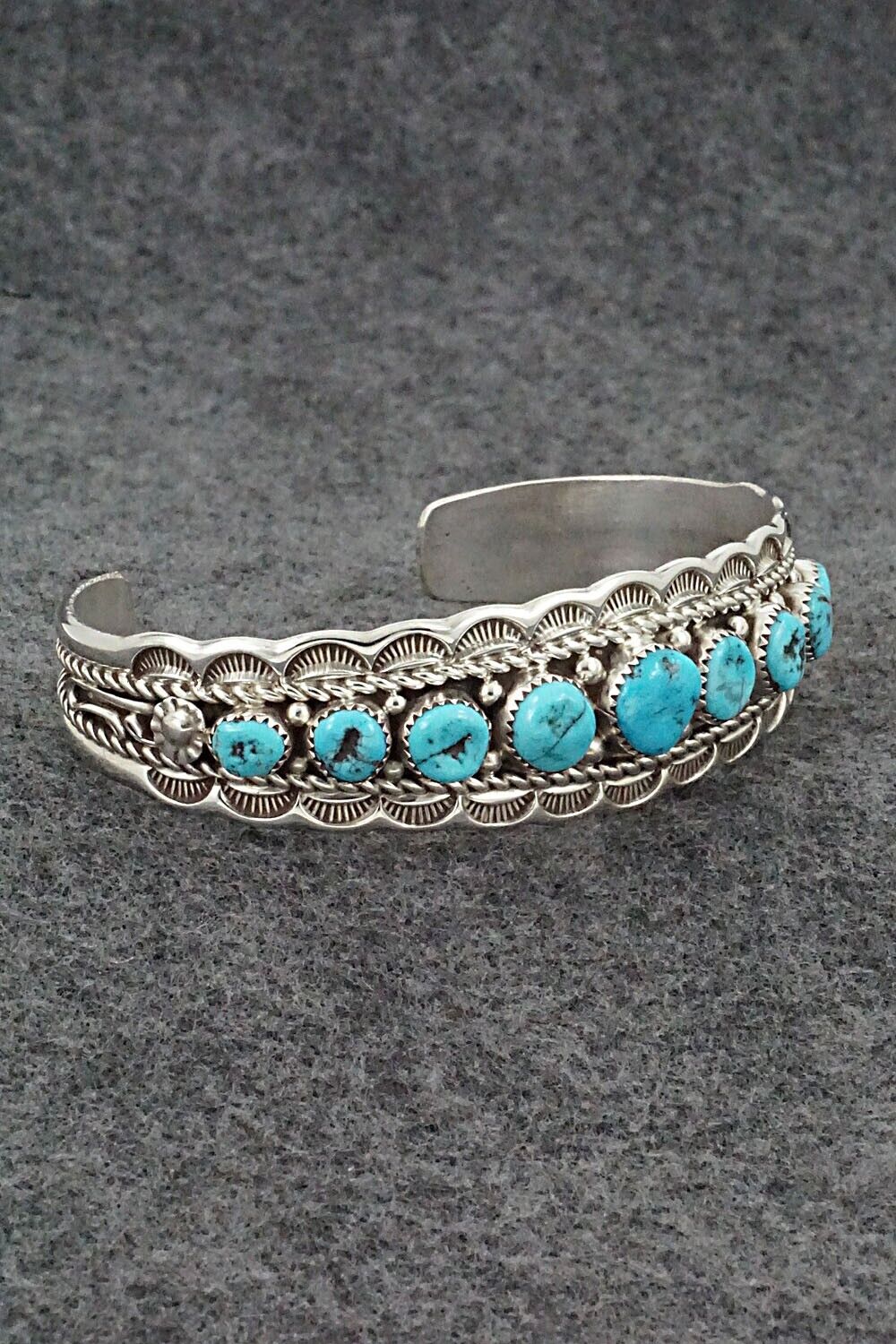 Turquoise & Sterling Silver Bracelet - Anthony Brown