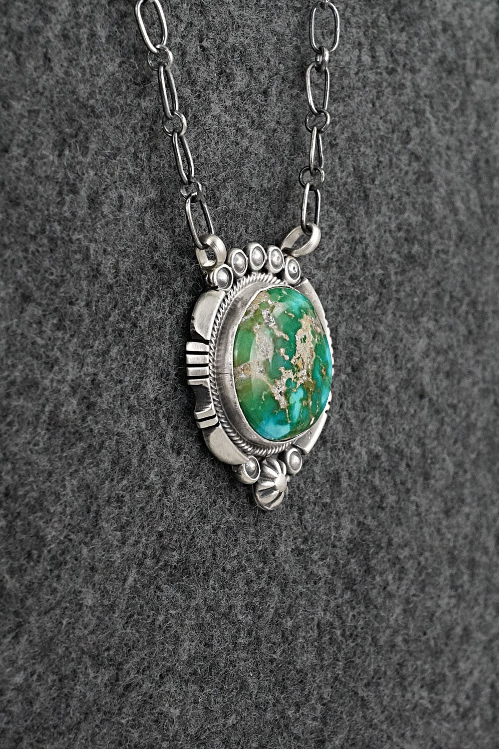 Turquoise & Sterling Silver Necklace - Daniel Benally