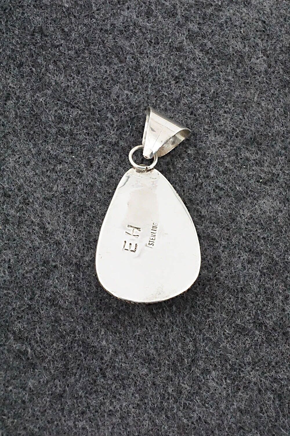 Turquoise & Sterling Silver Pendant - Ernest Hawthorne