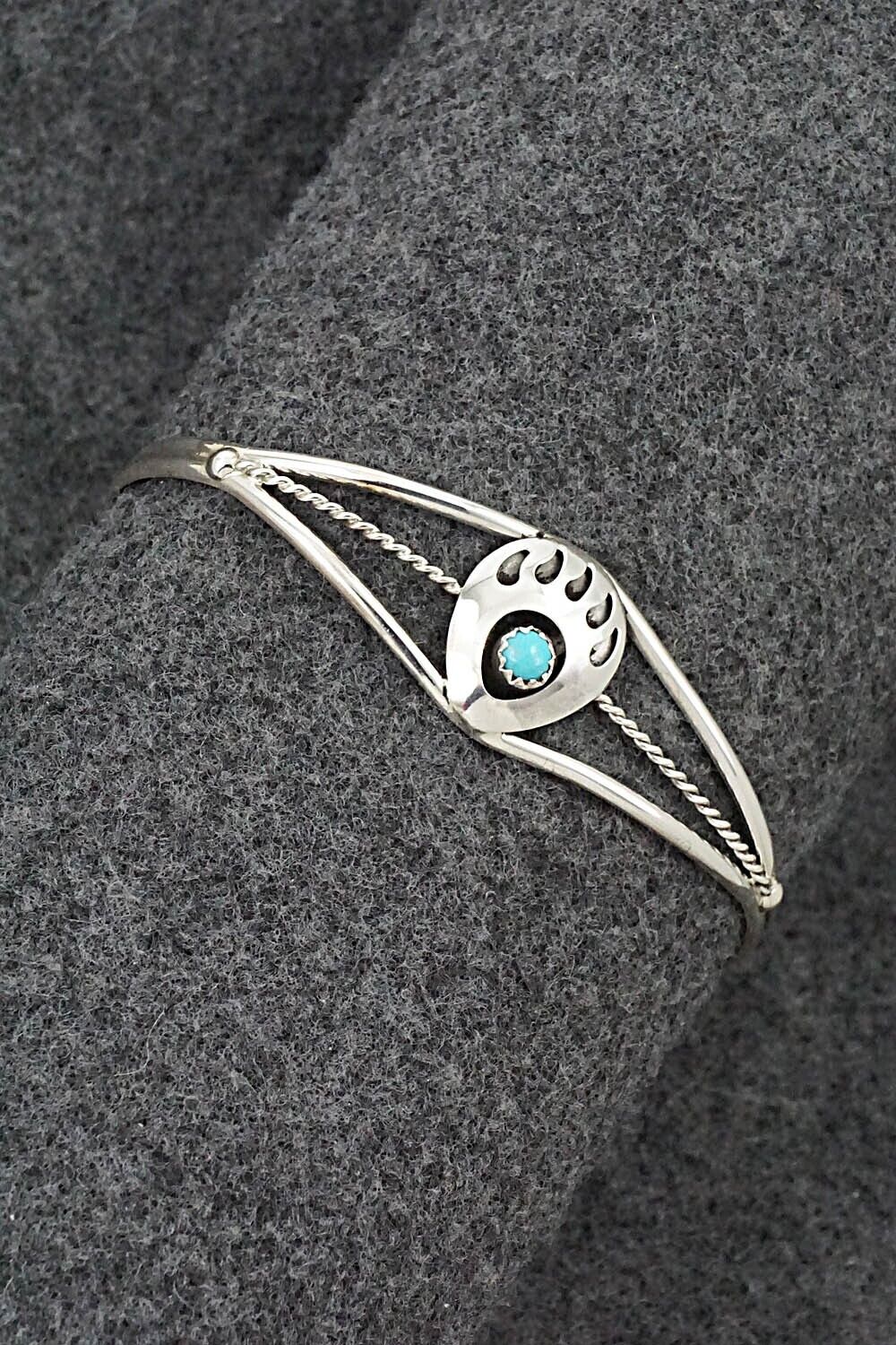Turquoise & Sterling Silver Bracelet - Janice Spencer