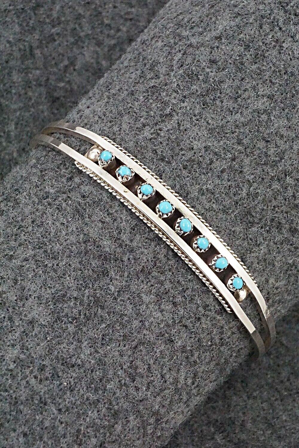 Turquoise & Sterling Silver Bracelet - Susie Livingston
