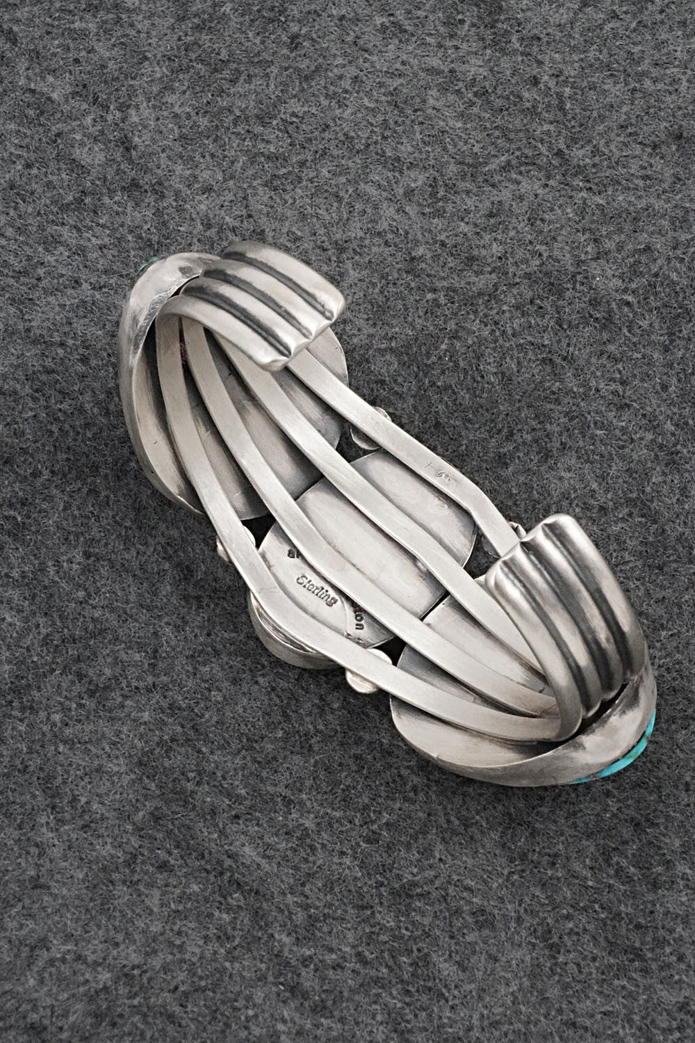 Turquoise & Sterling Silver Bracelet - Darrin Livingston