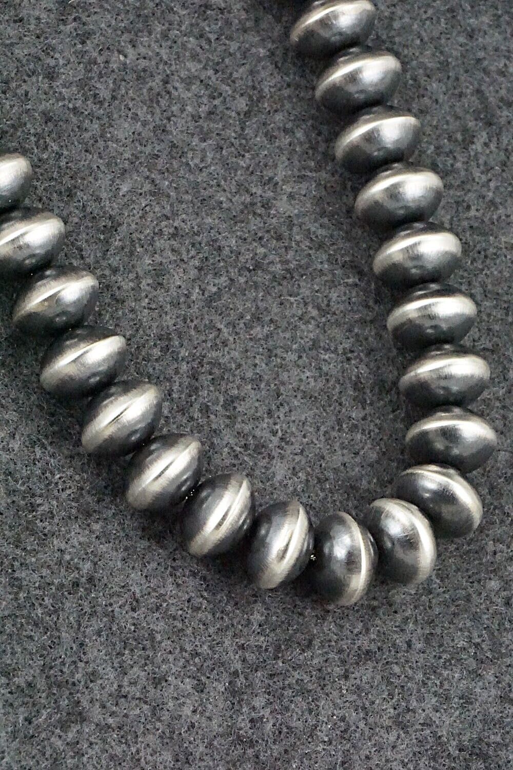 Sterling Silver Navajo Pearl Necklace 20" - Presley Haley