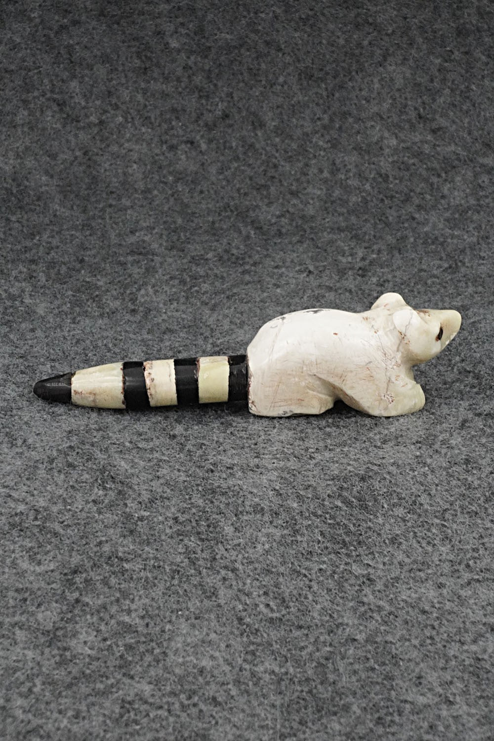 Raccoon Zuni Fetish Carving - Justin Red Elk