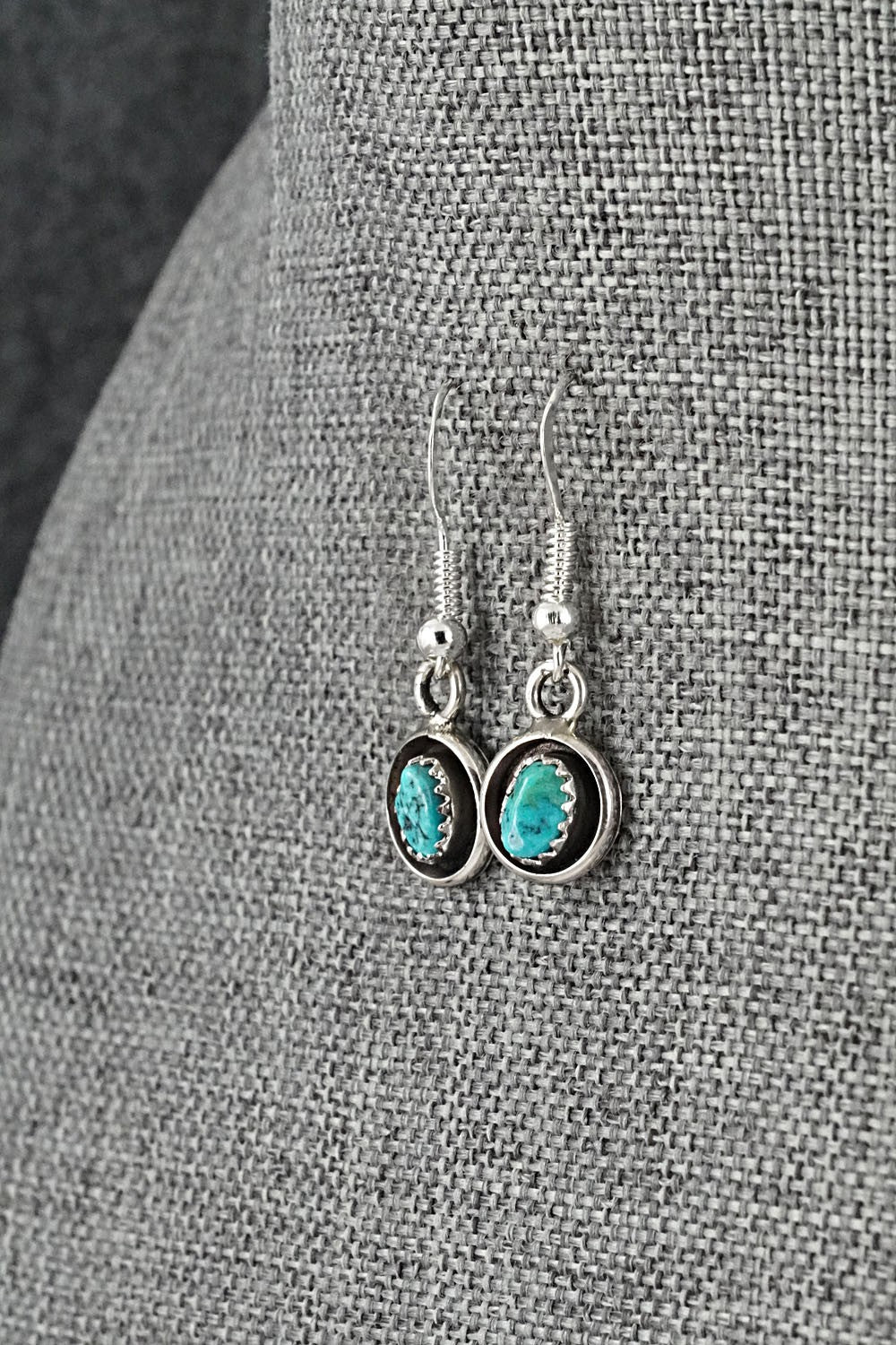 Turquoise & Sterling Silver Squash Blossom Set - Phil Garcia