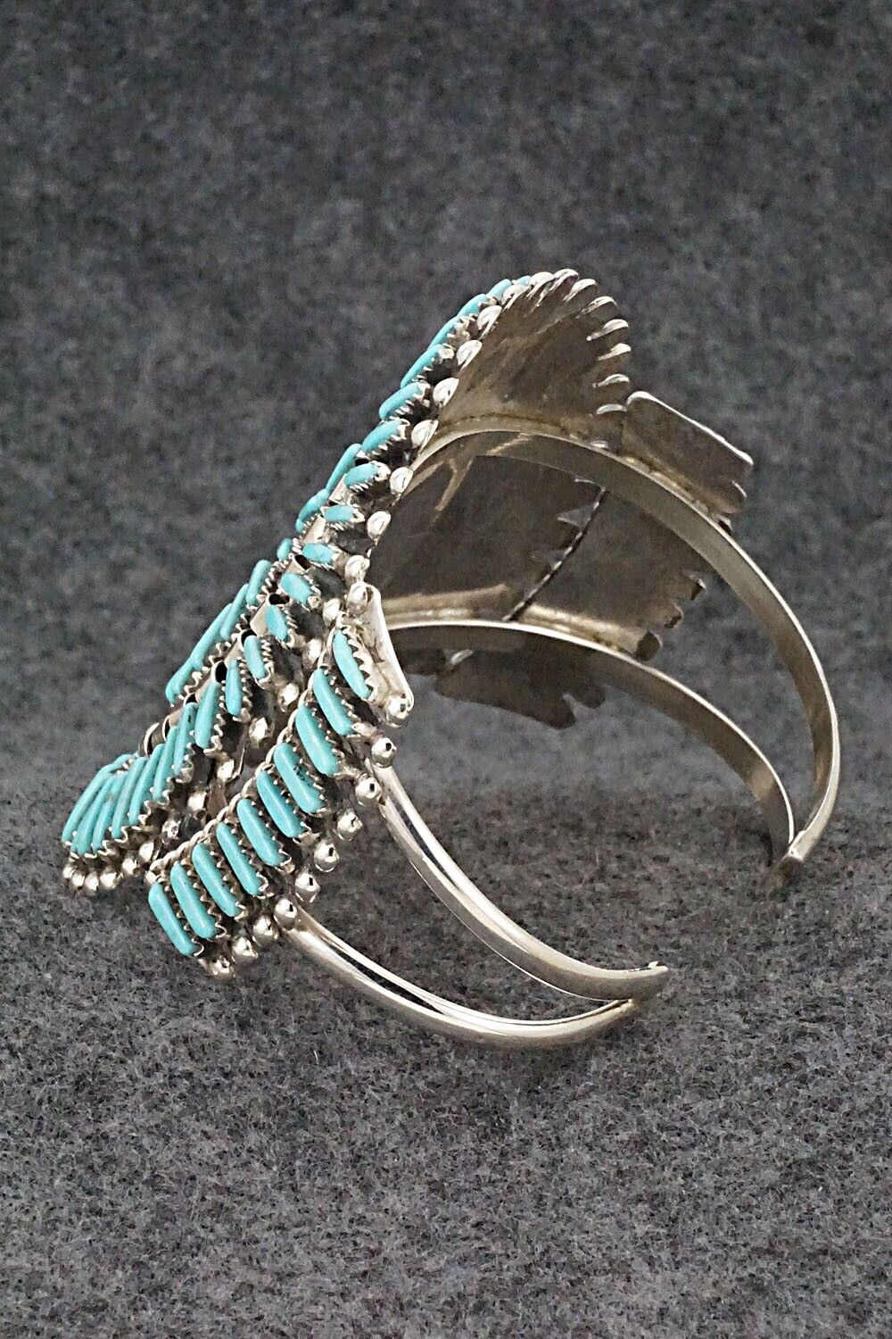 Turquoise & Sterling Silver Bracelet - Charlie John