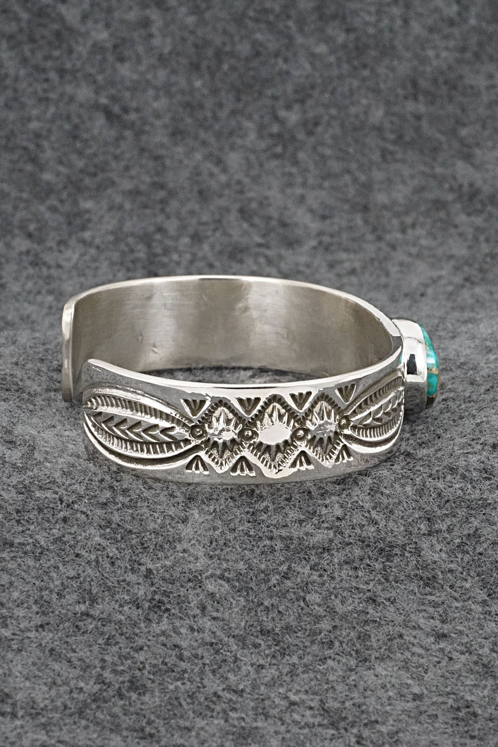 Turquoise & Sterling Silver Bracelet - Arnold Blackgoat