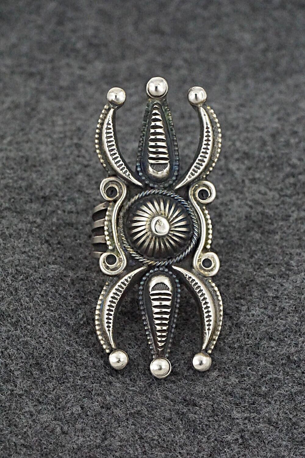 Sterling Silver Ring - Calvin Martinez - Size 9.5