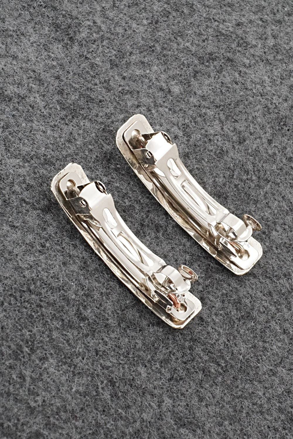 Sterling Silver Hair Barrettes - Bertha Begay