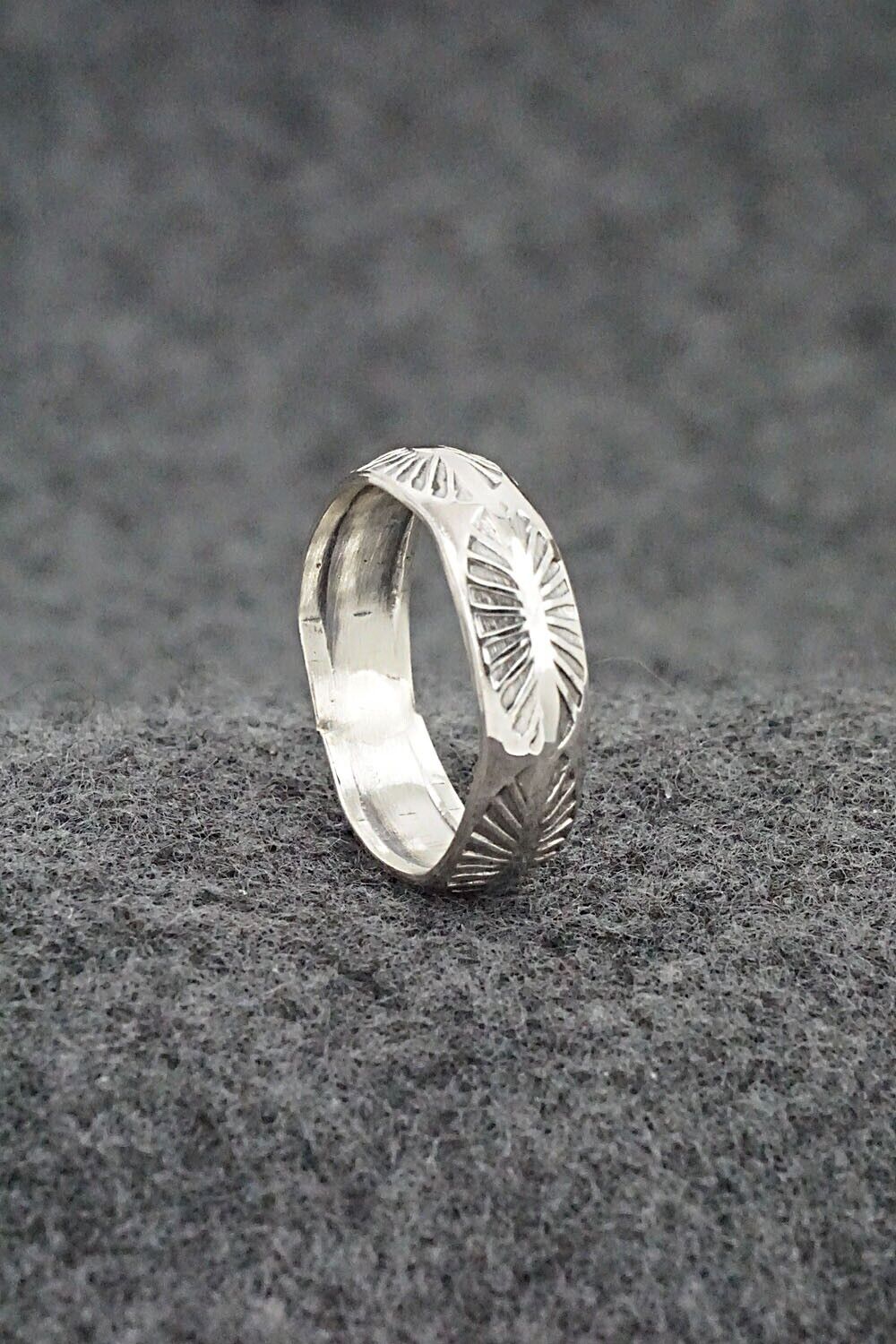 Sterling Silver Ring - Elaine Tahe - Size 8
