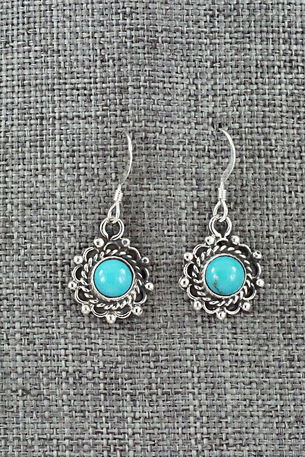 Turquoise & Sterling Silver Earrings - Emery Spencer