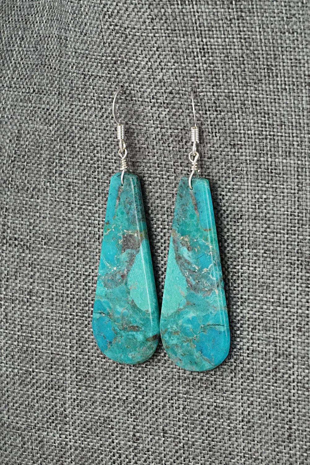 Turquoise & Sterling Silver Earrings - Tammy Nolcot