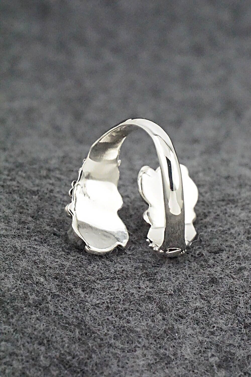 Opalite & Sterling Silver Ring - Etta Belin - Size 8.5