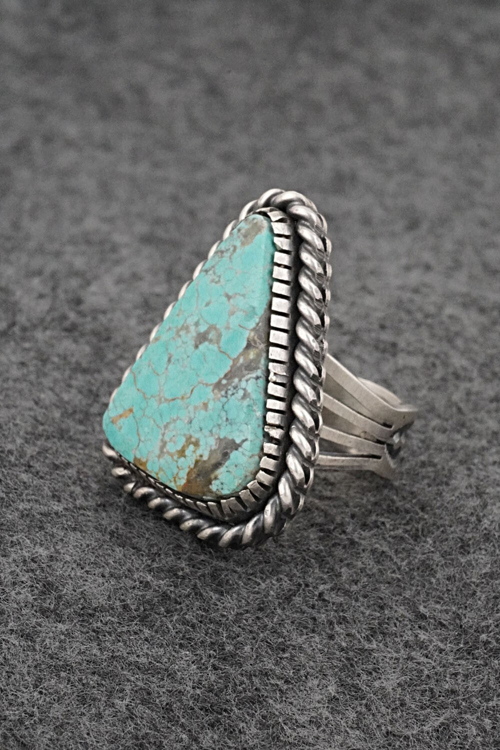 Turquoise & Sterling Silver Ring - Marita Benally - Size 9