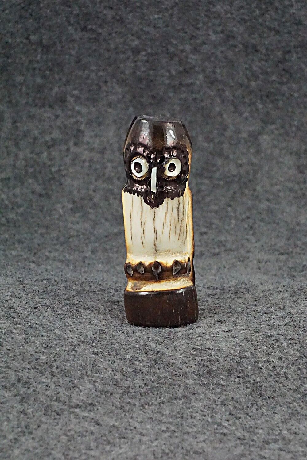 Owl Zuni Fetish Carving - Craig Haloo
