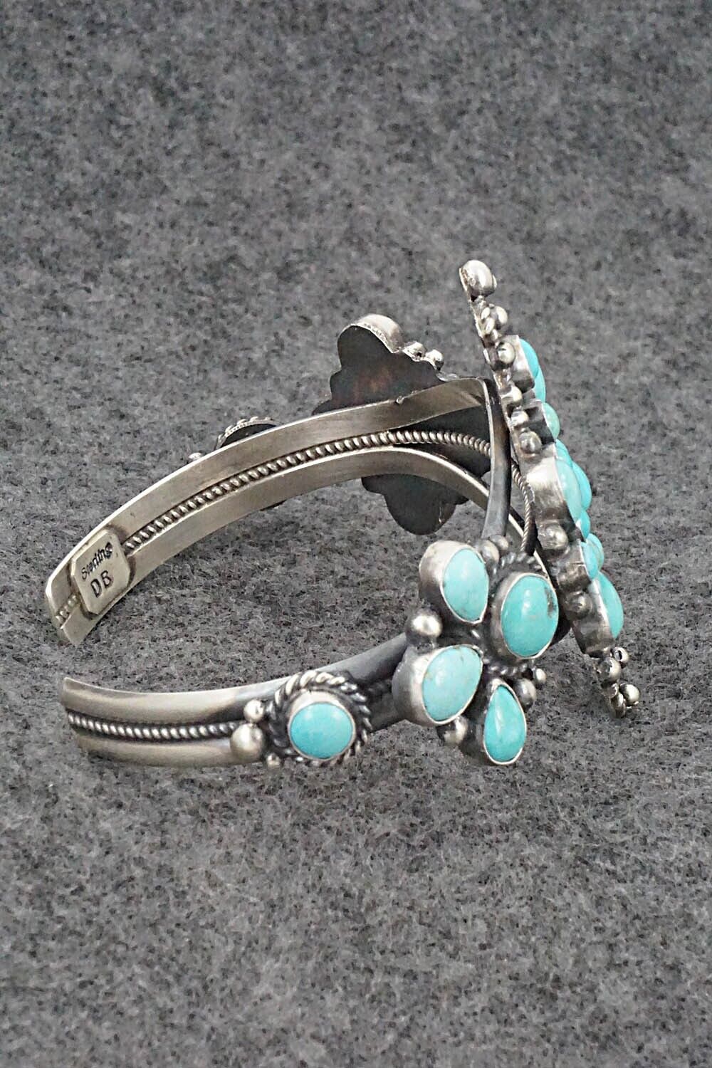 Turquoise & Sterling Silver Bracelet - Devin Brown