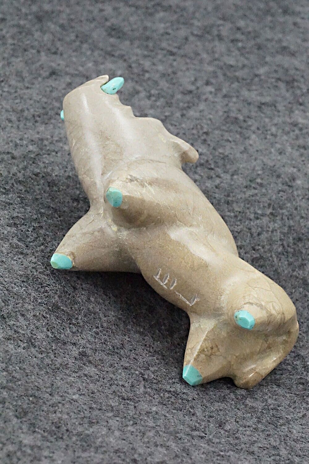Warthog Zuni Fetish Carving - Enrike Leekya