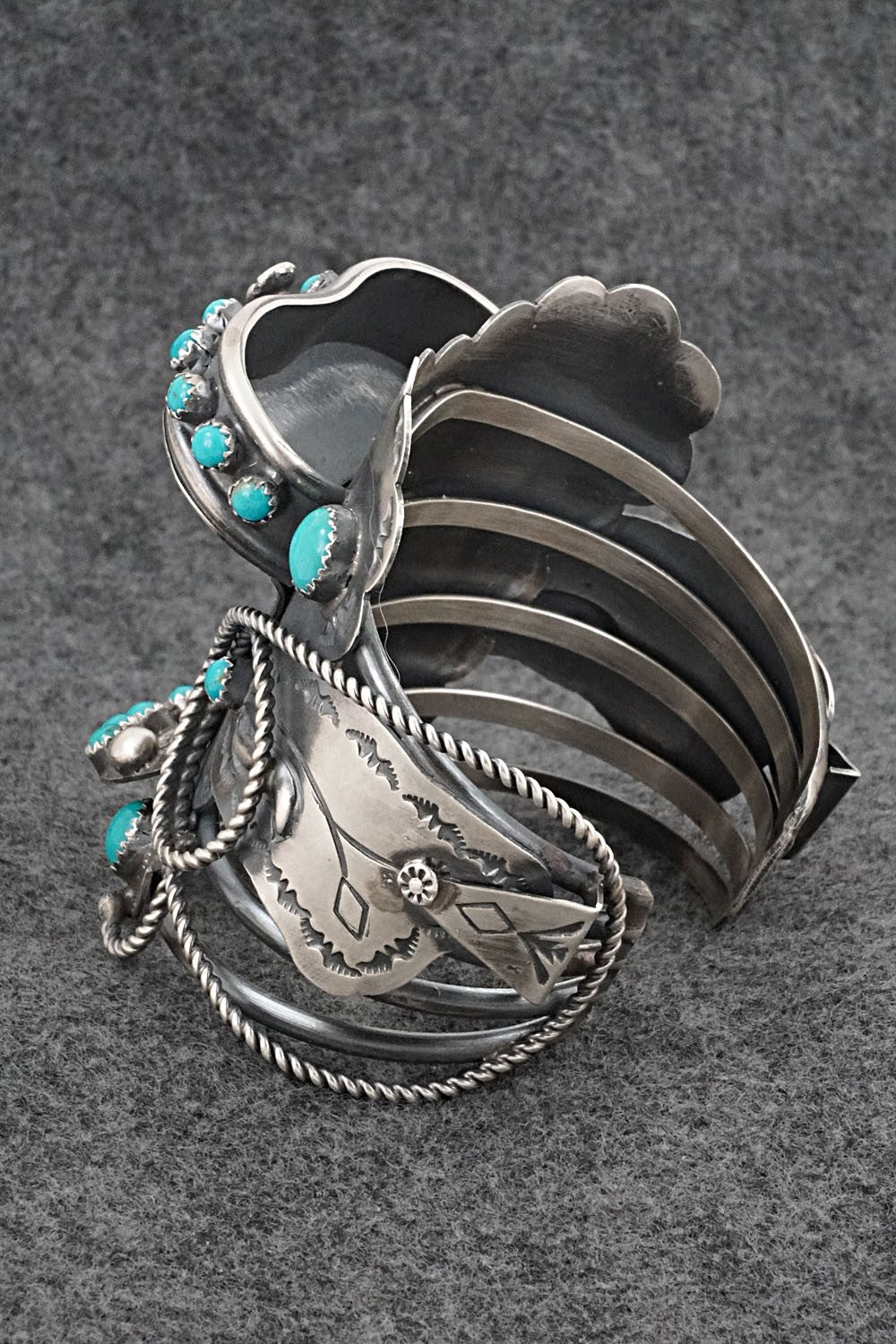 Turquoise & Sterling Silver Bracelet - Tim Yazzie