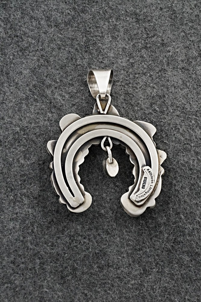Turquoise & Sterling Silver Pendant - Kathleen Livingston