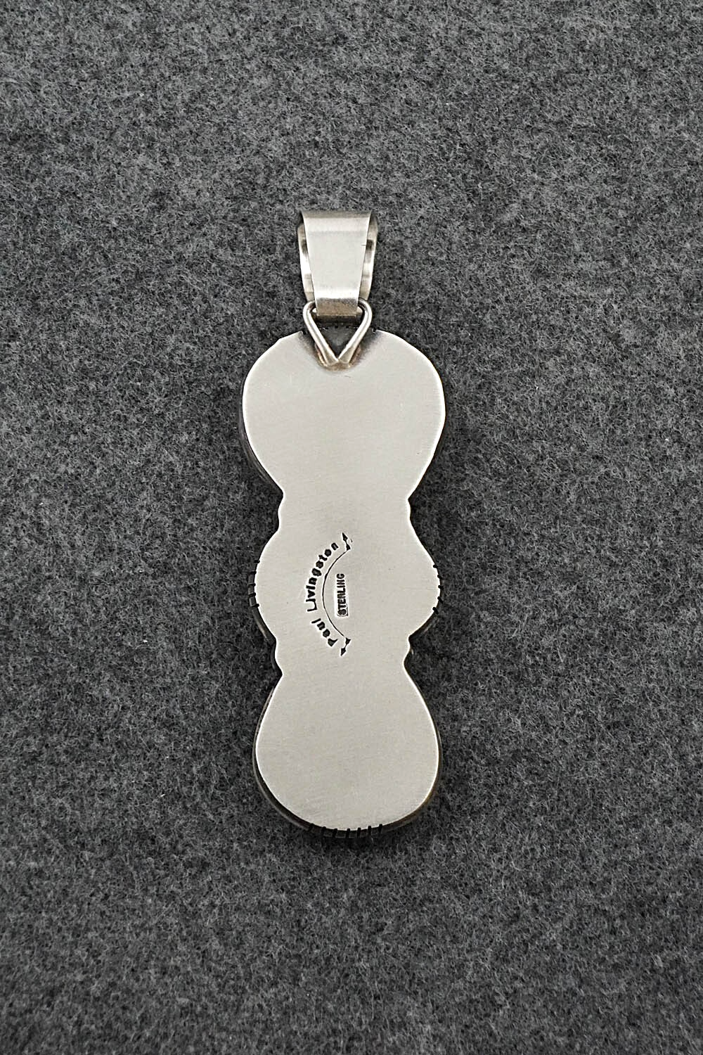 Turquoise & Sterling Silver Pendant - Paul Livingston