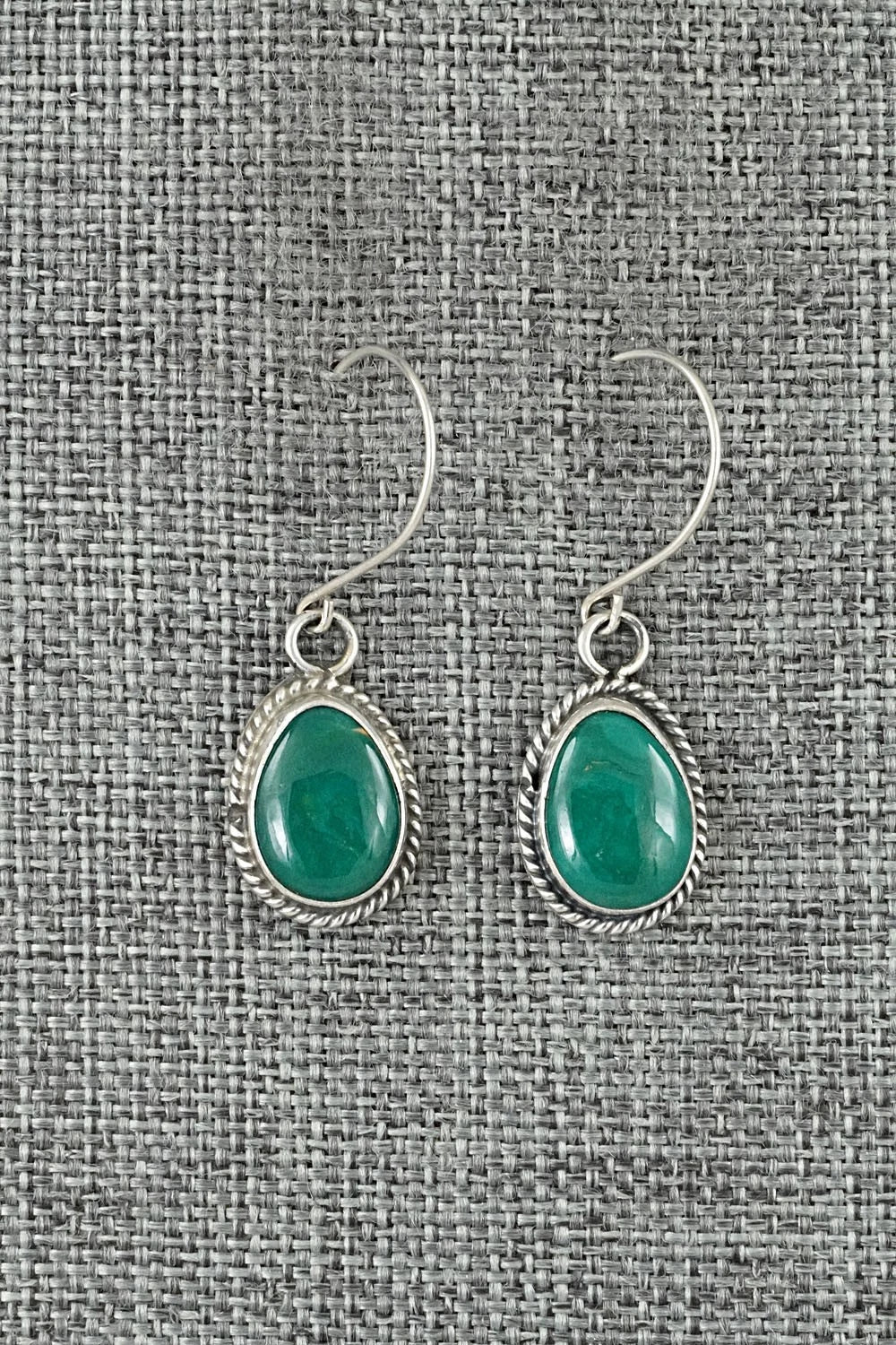 Turquoise & Sterling Silver Earrings - Rosemary Saunders